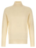MA'RY'YA White Cashmere Cardigan