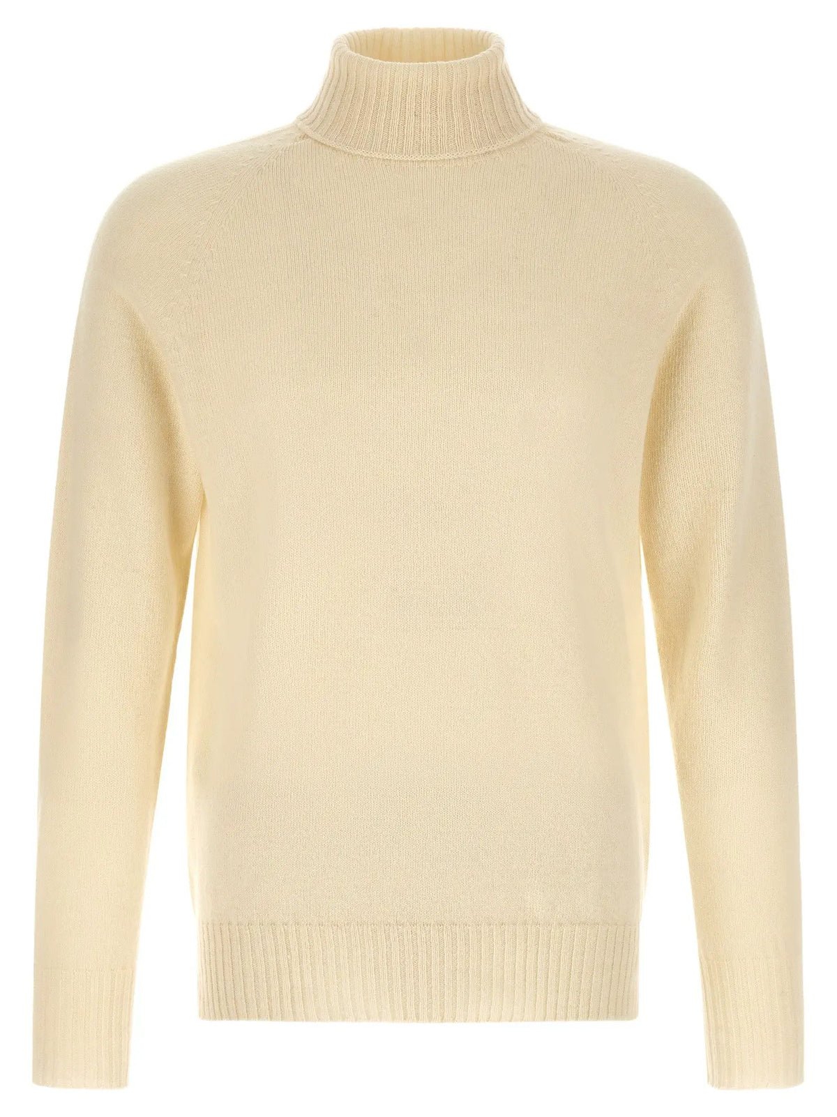 MA'RY'YA White Cashmere Cardigan