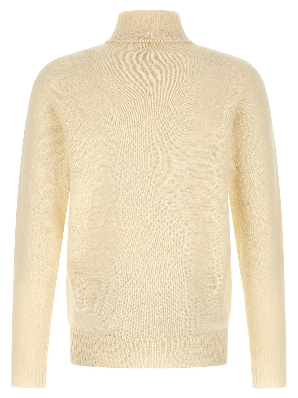 MA'RY'YA White Cashmere Cardigan