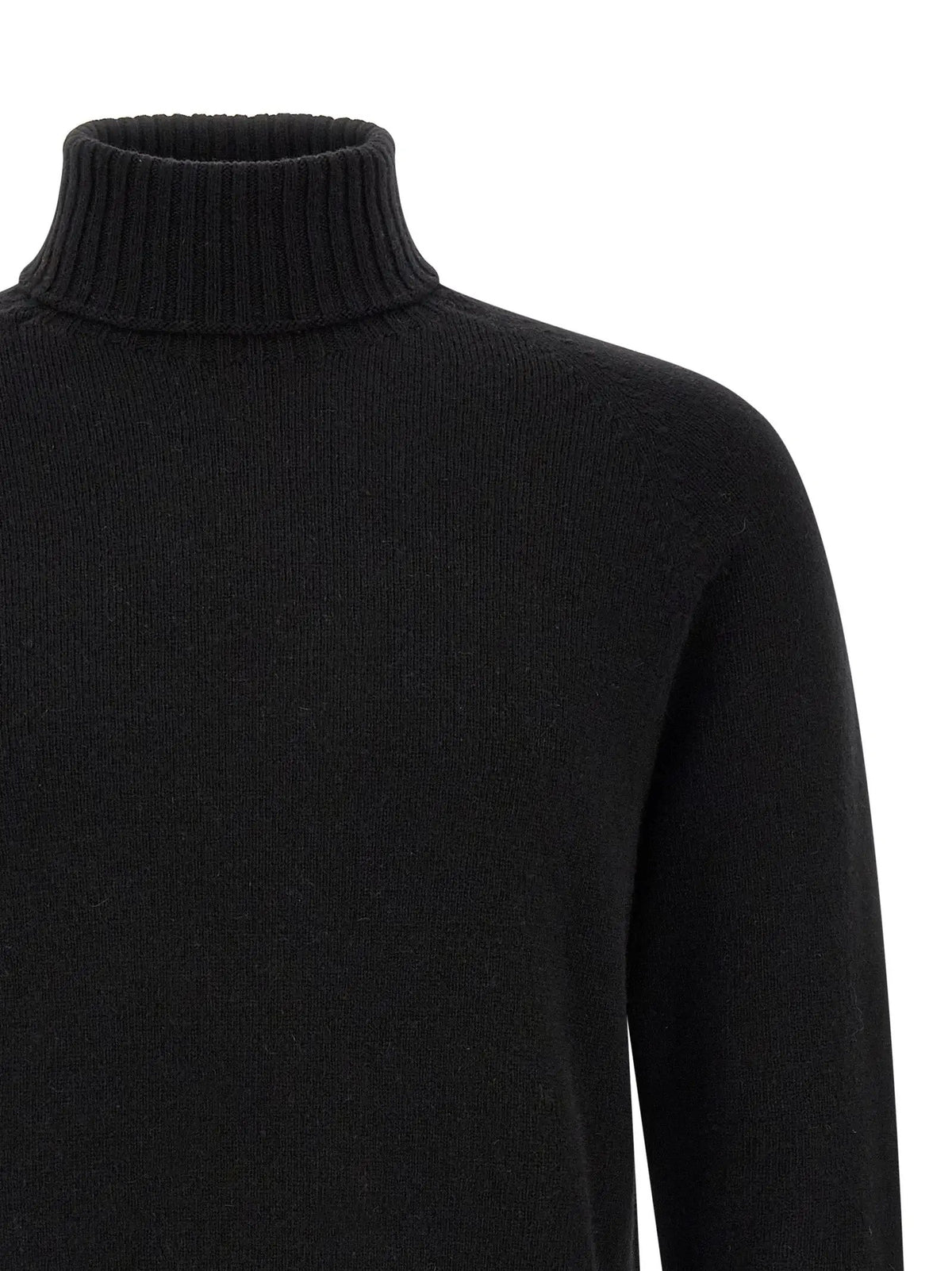 MA'RY'YA Black Cashmere Cardigan