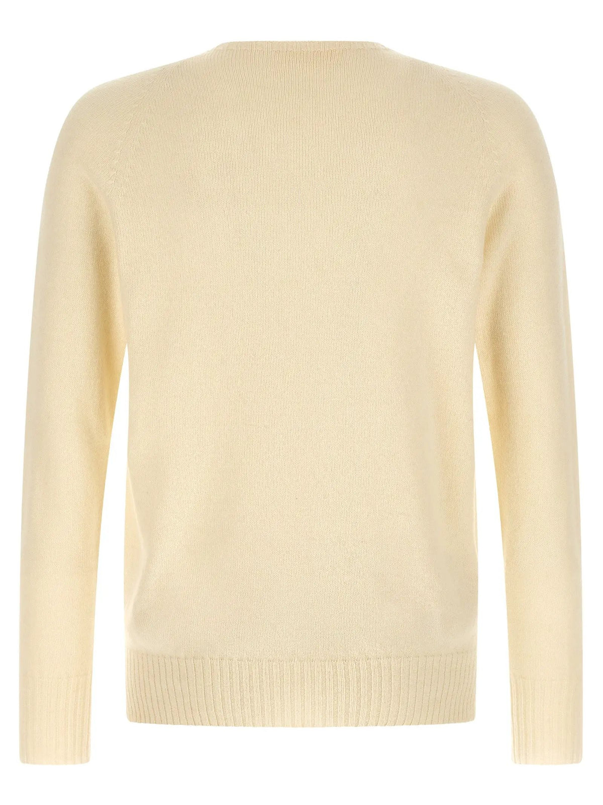 MA'RY'YA White Cashmere Cardigan