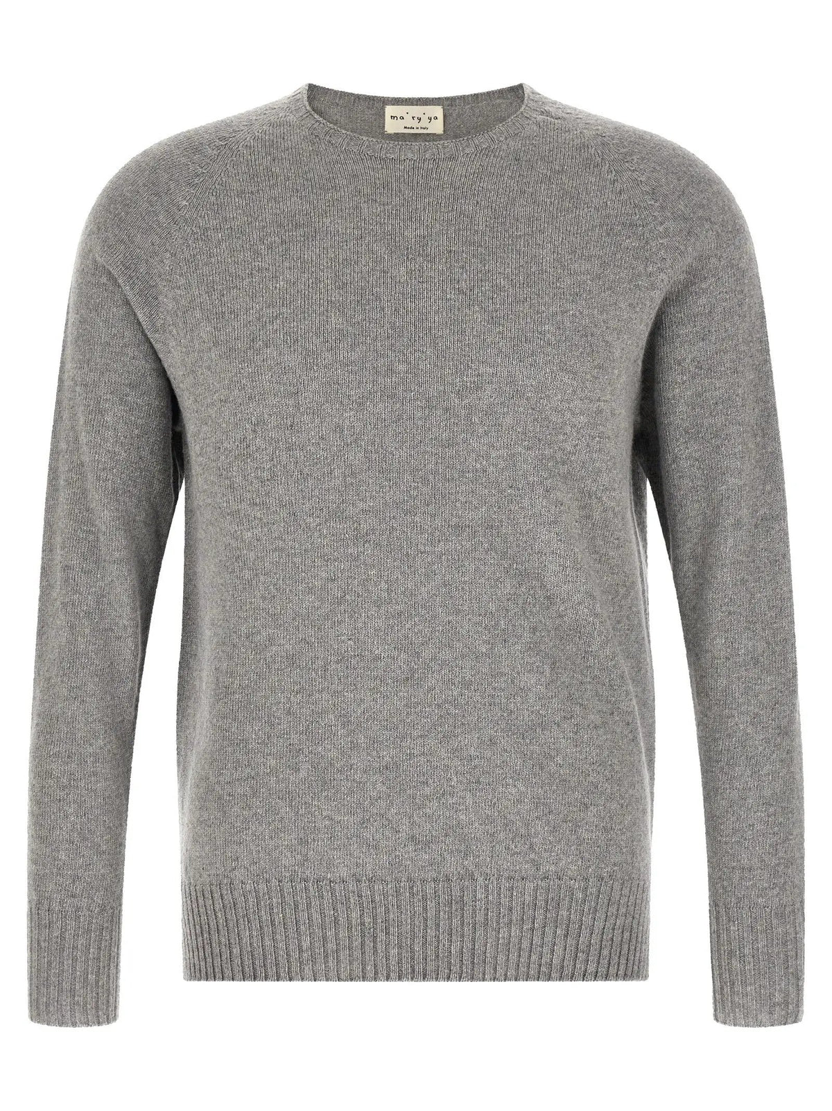 MA'RY'YA Gray Cashmere Cardigan