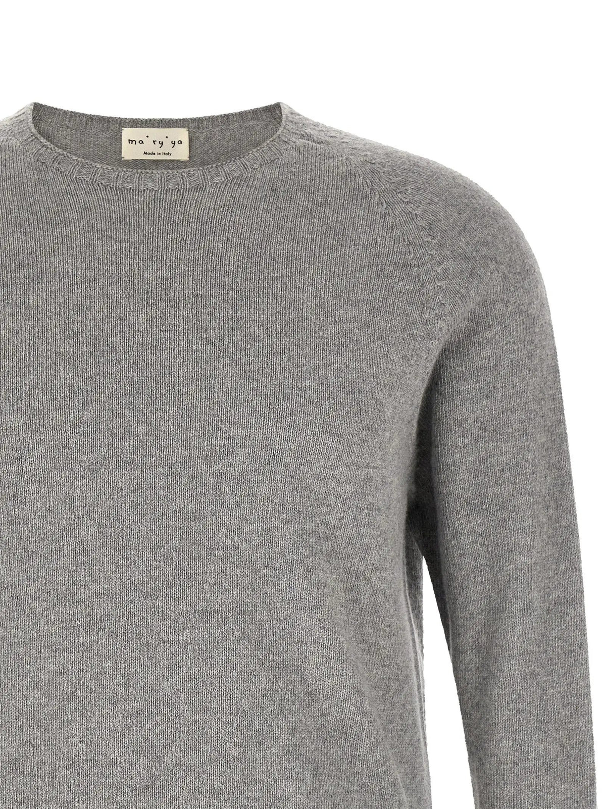 MA'RY'YA Gray Cashmere Cardigan