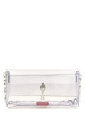 Christian Louboutin Silver Pvc Clutch Bag