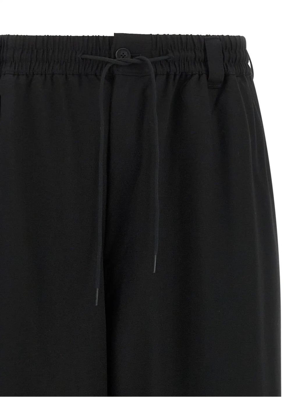 Y-3 Black Wool Casual Pants