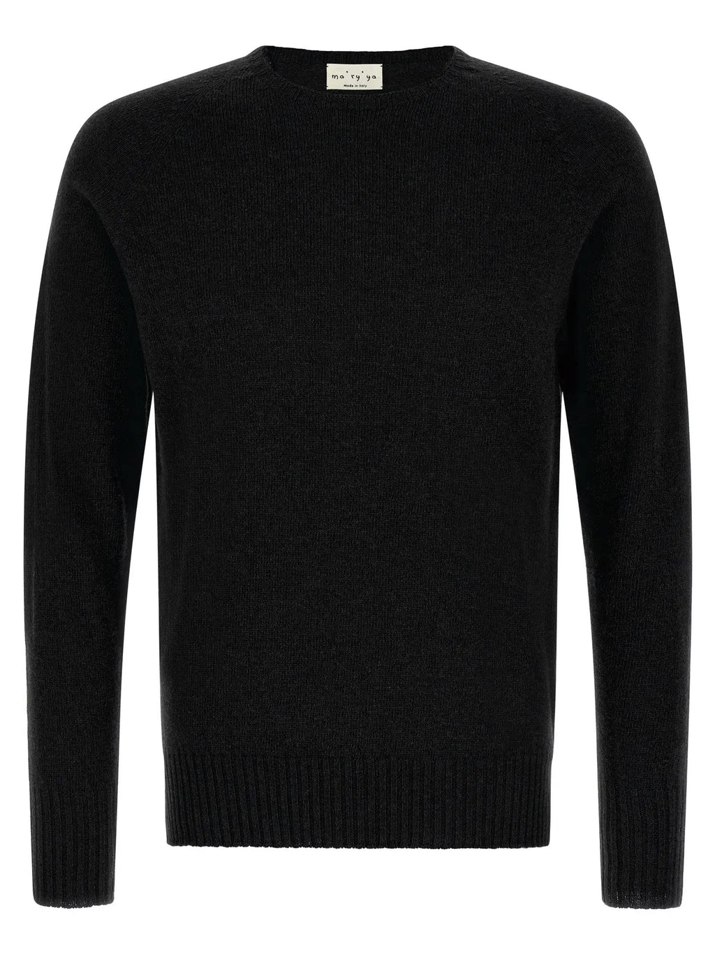 MA'RY'YA Black Cashmere Cardigan
