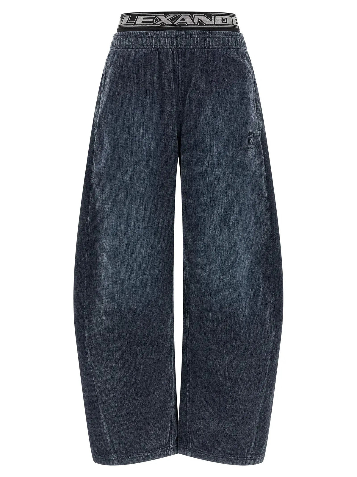Pantalon décontracté en coton noir Alexander Wang