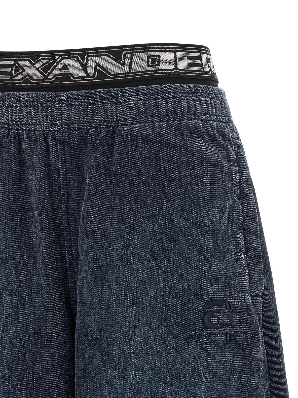 Pantalon décontracté en coton noir Alexander Wang