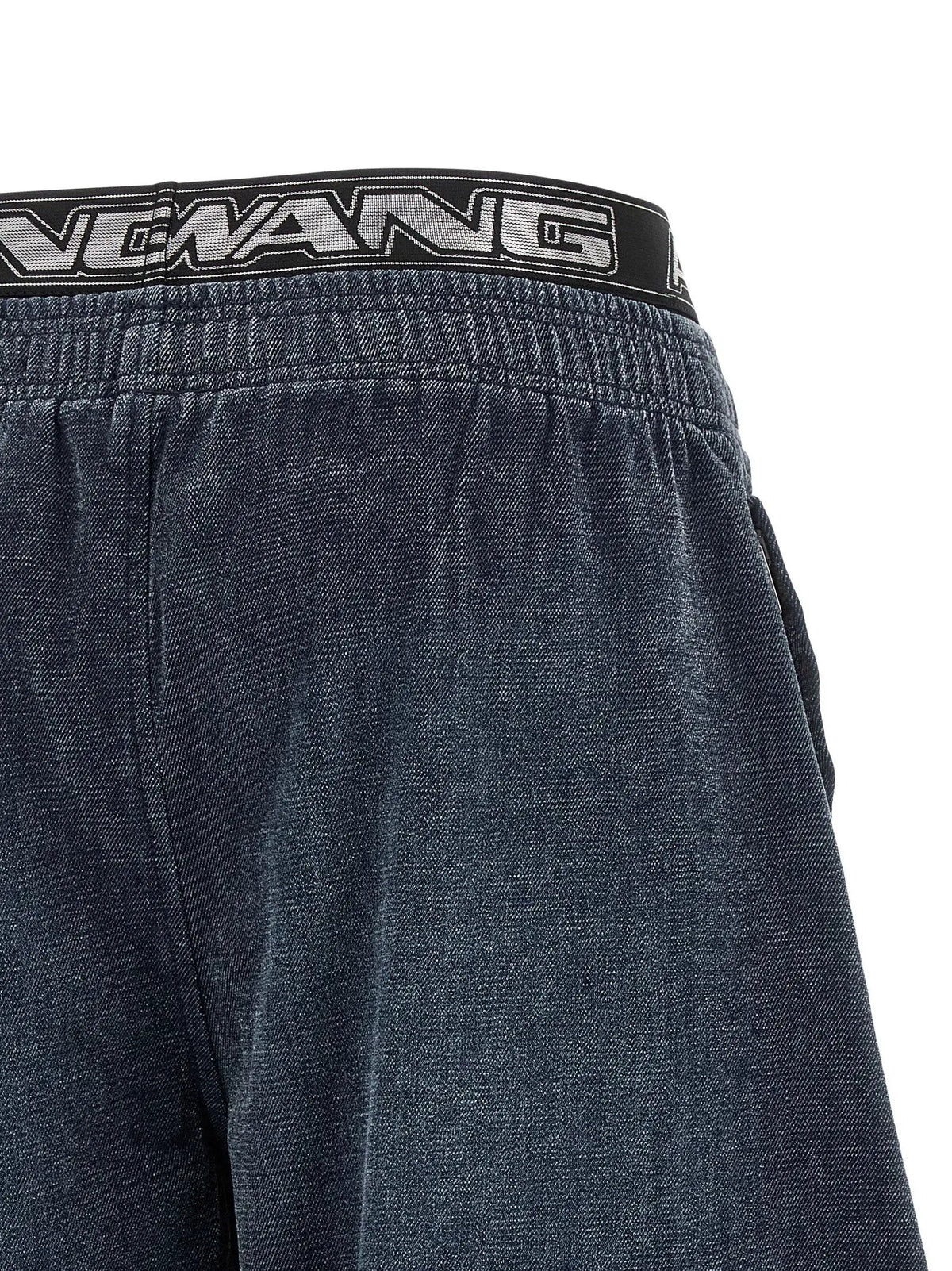 Pantalon décontracté en coton noir Alexander Wang