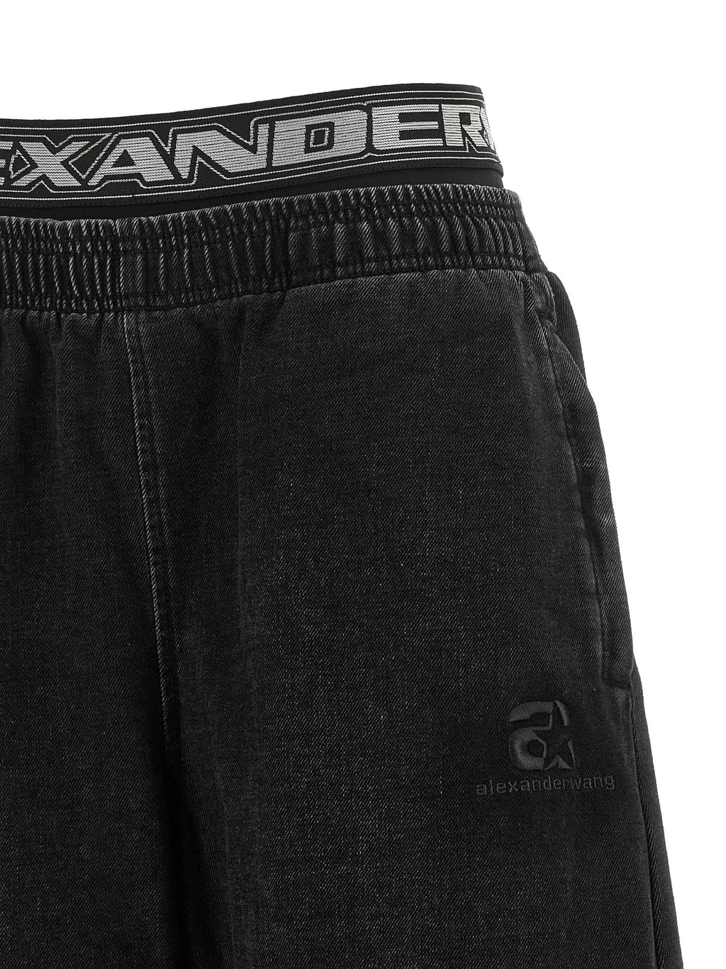 Alexander Wang Black Cotton Relaxed Fit Jeans