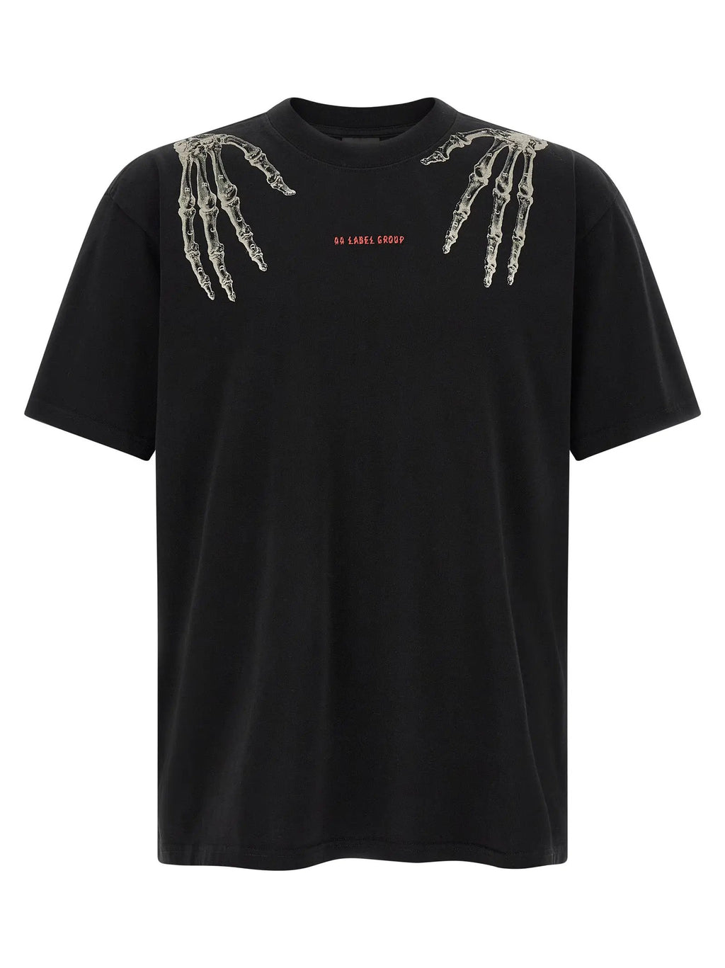 44 Label Group Black Cotton T-Shirt