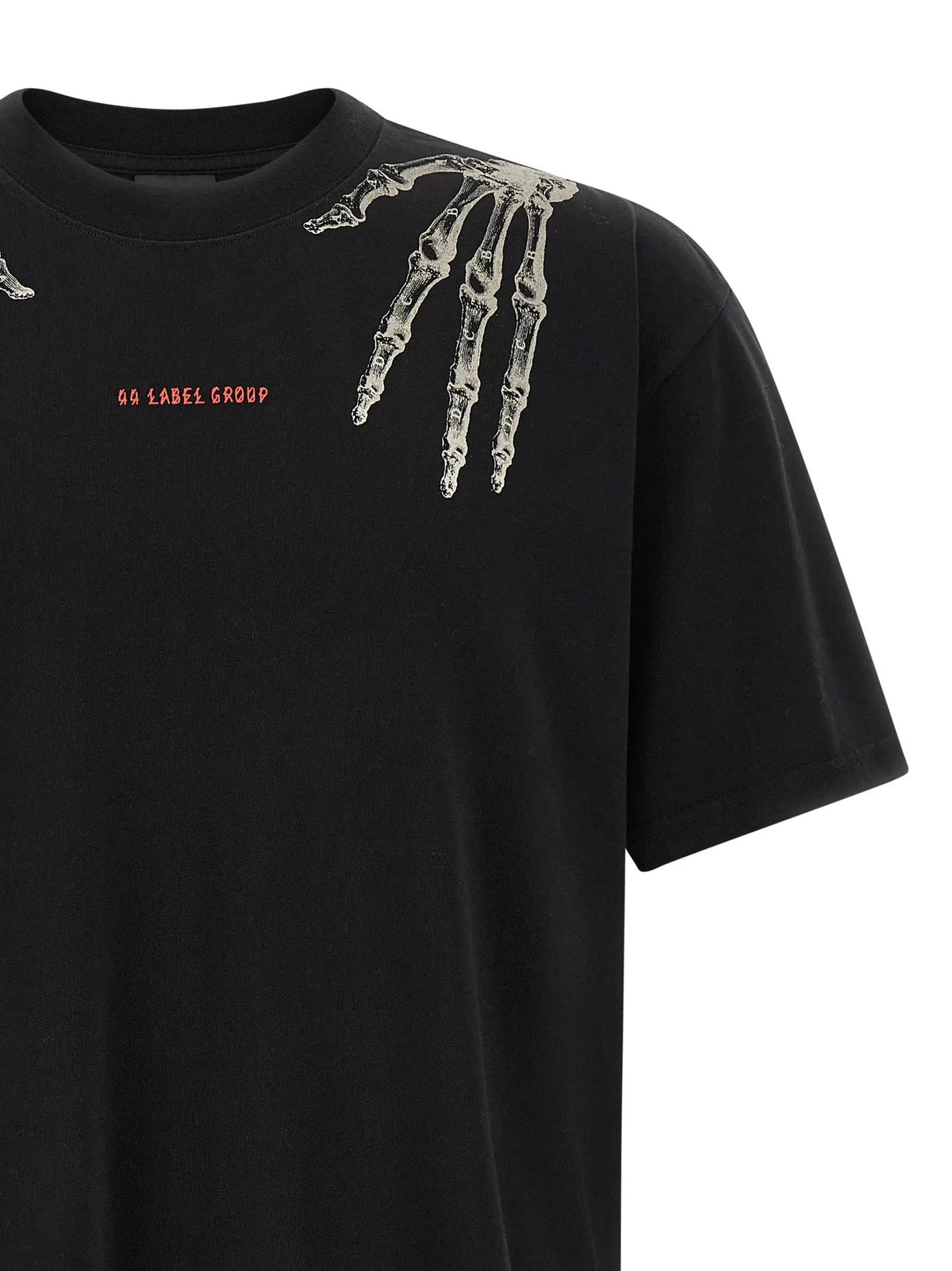 44 Label Group Black Cotton T-Shirt