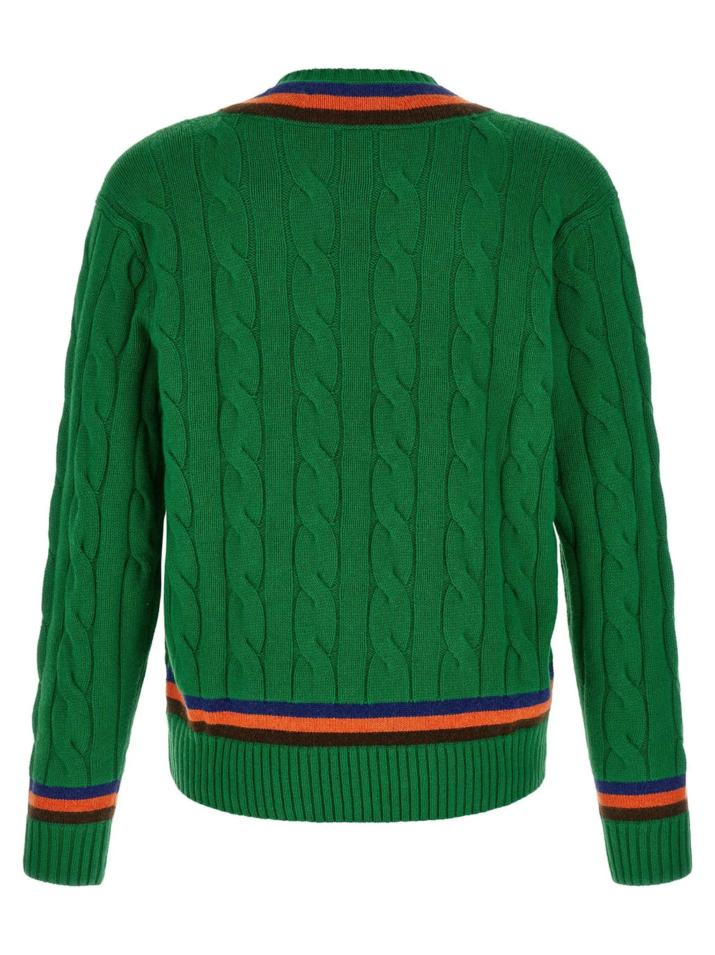 Polo Ralph Lauren Bicolor Wool Cardigan