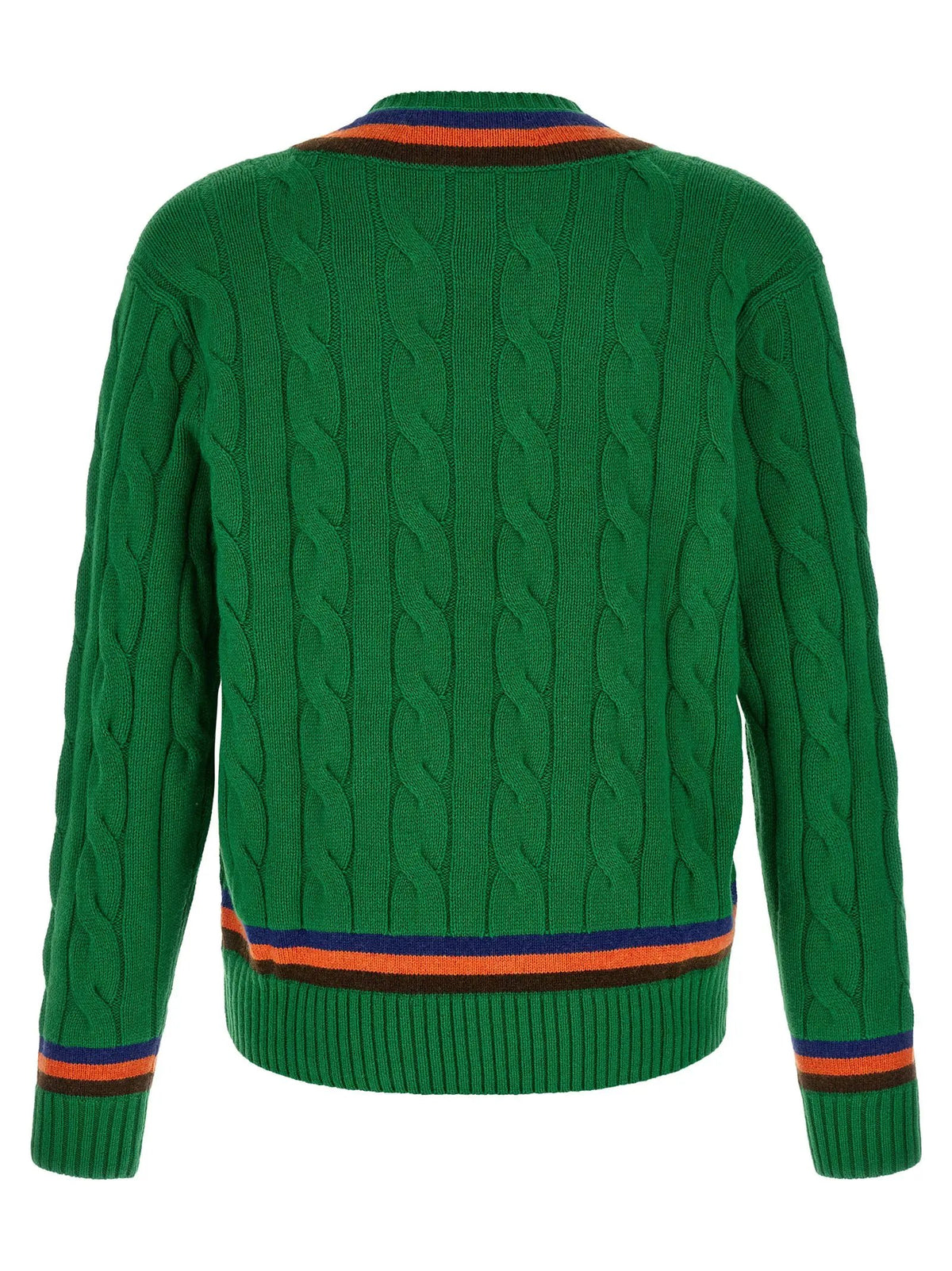 Polo Ralph Lauren Bicolor Wool Cardigan