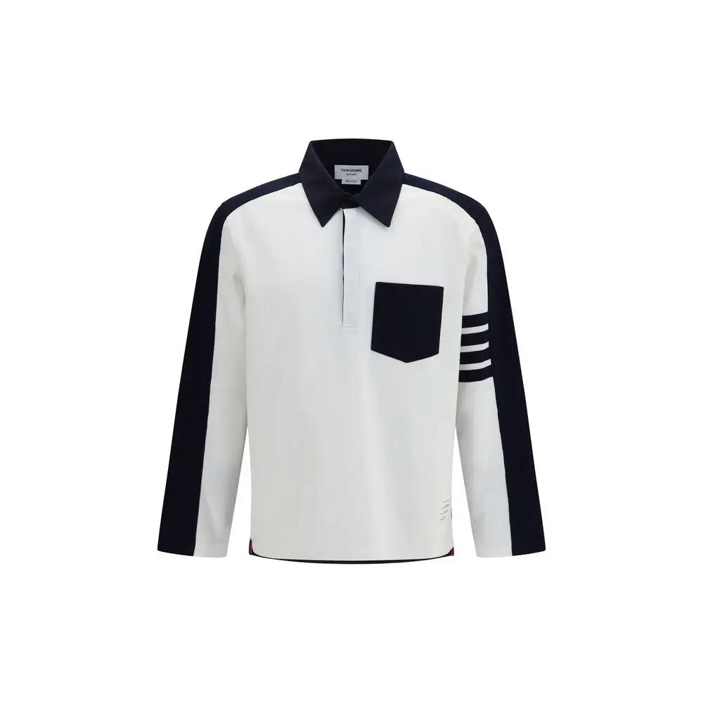Polo Thom Browne en coton multicolore