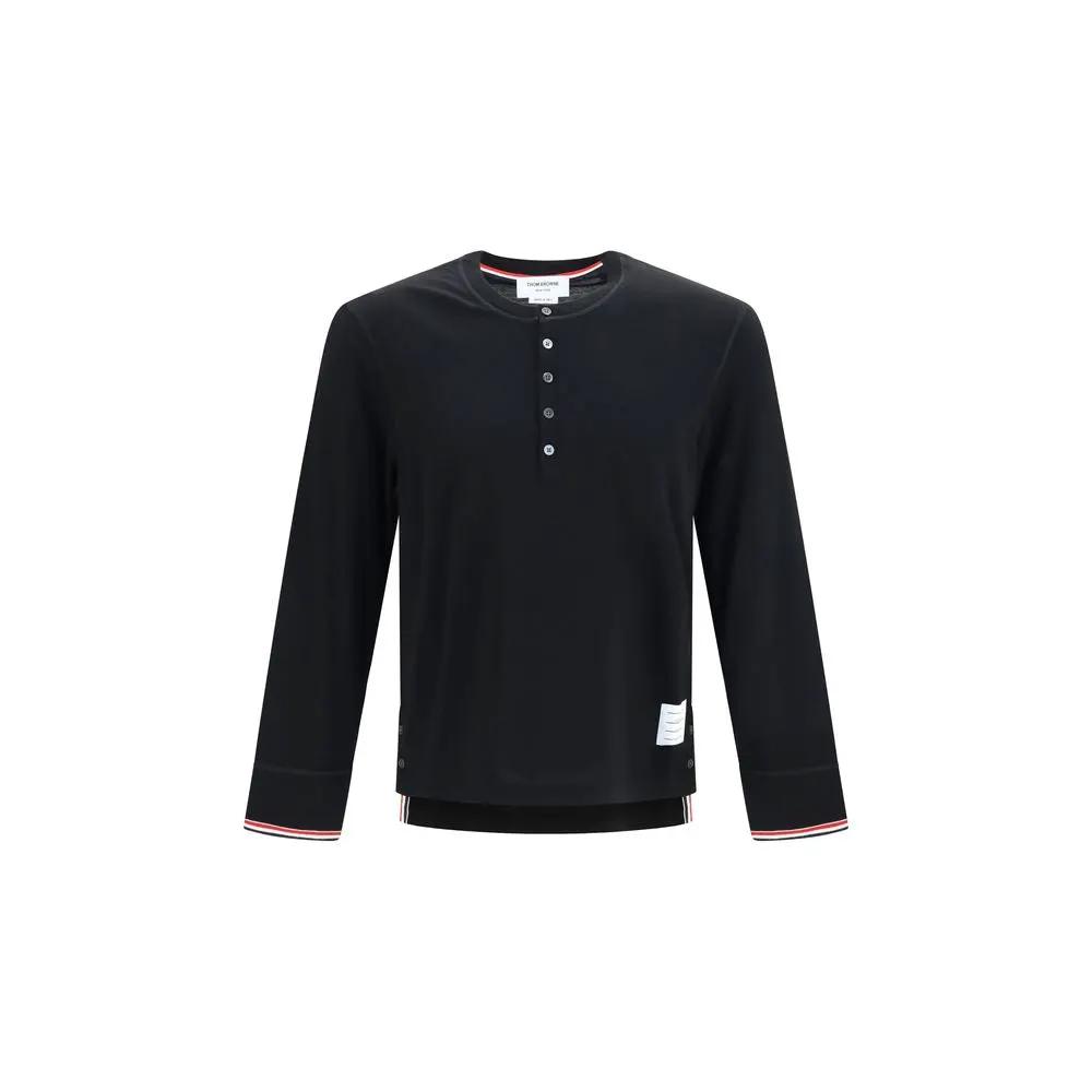 Thom Browne Black Wool Oves Aries Sweatshirt