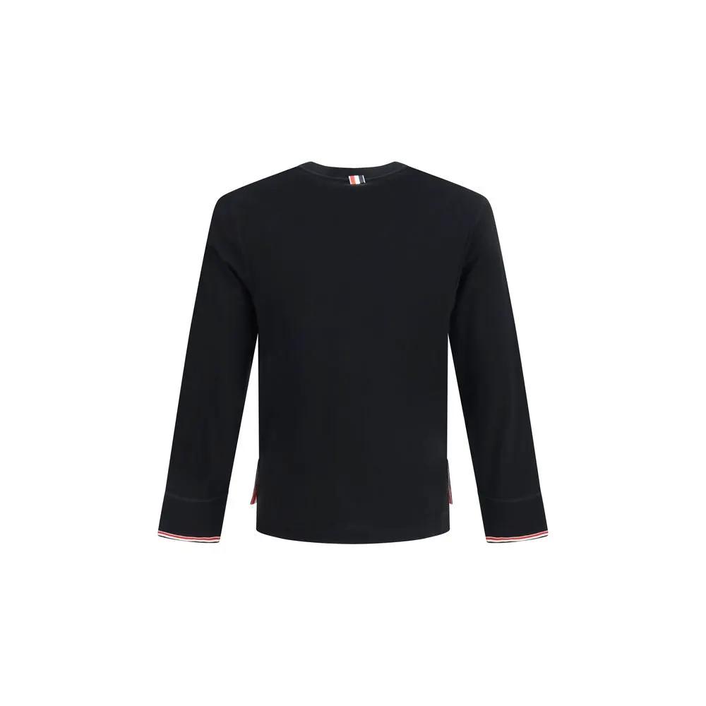 Thom Browne Black Wool Oves Aries Sweatshirt