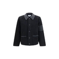 Thom Browne Black Wool Oves Aries Biker Jacket