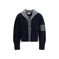 Thom Browne Thom Browne Blue Wool Oves Aries Cardigan