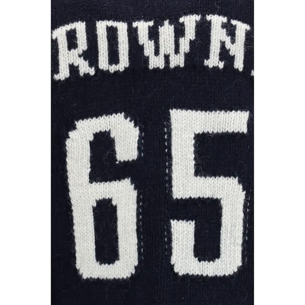 Thom Browne Blue Wool Oves Aries Cardigan