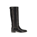 Prada Bottines en cuir de veau noir Bos Taurus