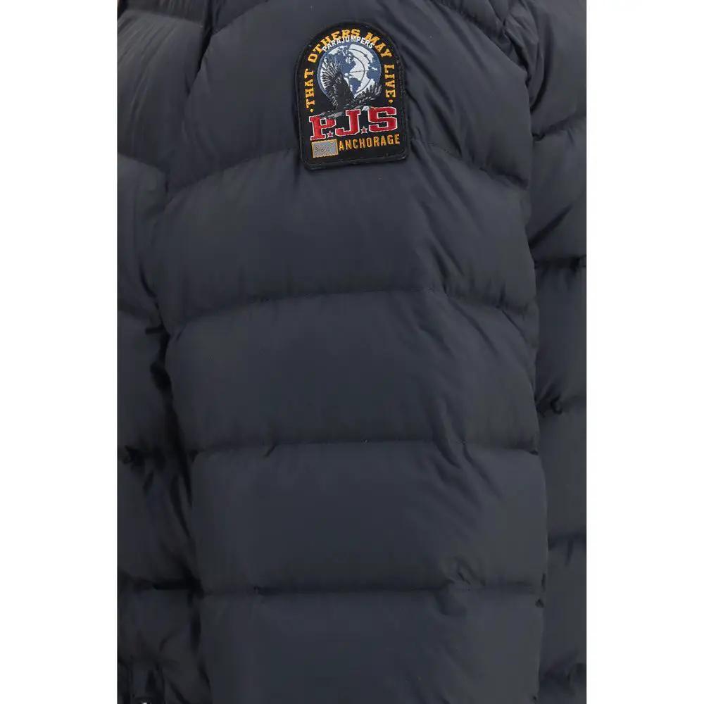 Parajumpers Black Polyamide Full-Length Jacket