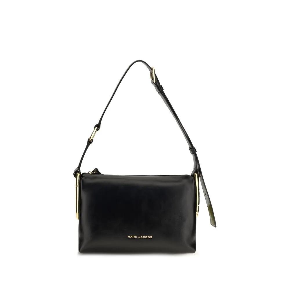 Marc Jacobs Black Calf Leather Bos Taurus Shoulder Bag