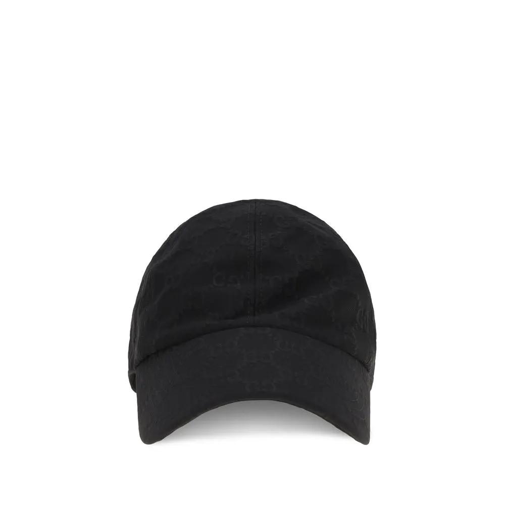 Gucci Black Cotton Cap (Baseball Hat)