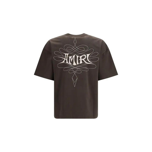 Amiri Brown Cotton T-Shirt