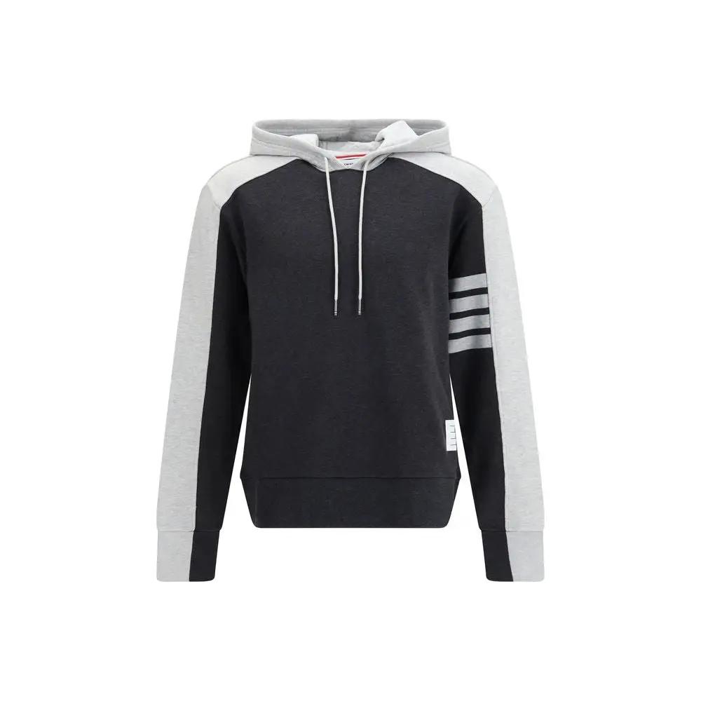 Thom Browne Gray Cotton Sweatshirt
