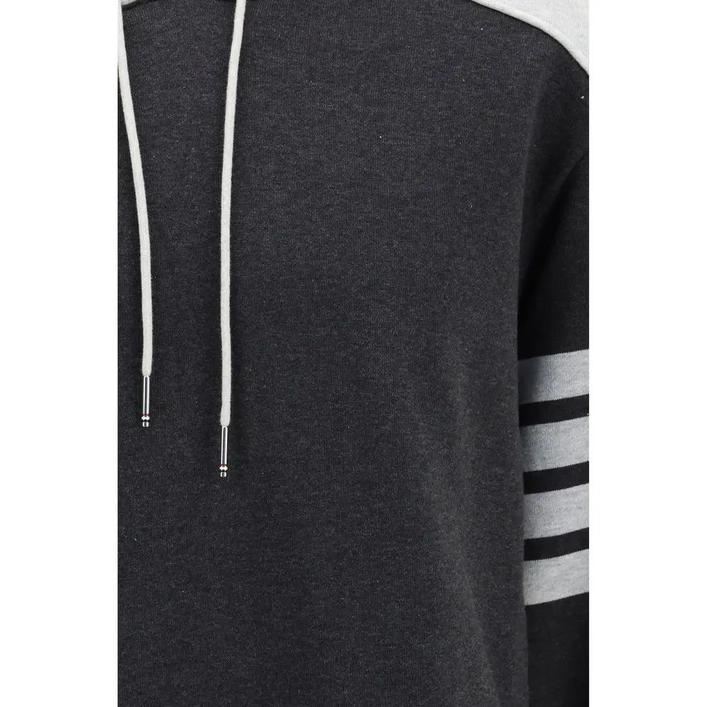 Thom Browne Gray Cotton Sweatshirt