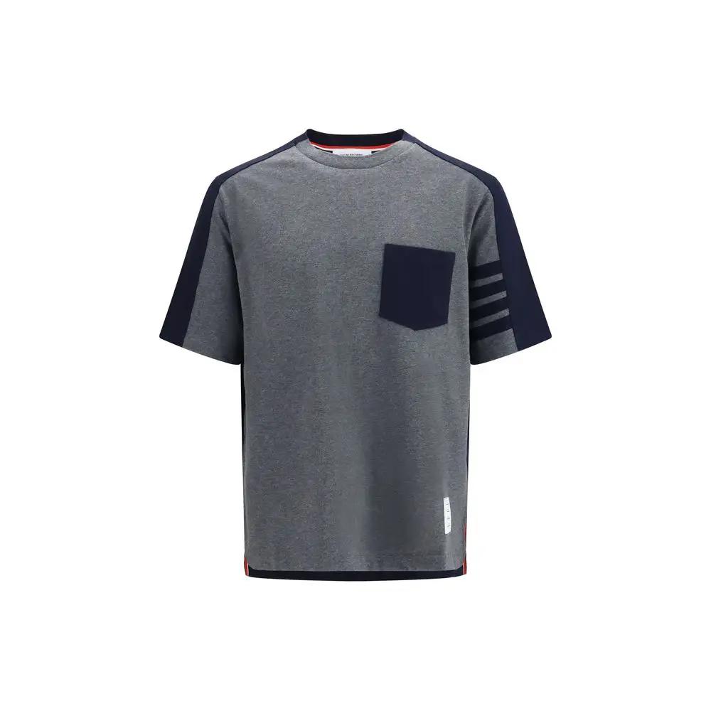 Thom Browne Thom Browne Gray Cotton T-Shirt