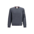 Thom Browne Gray Cotton Sweatshirt