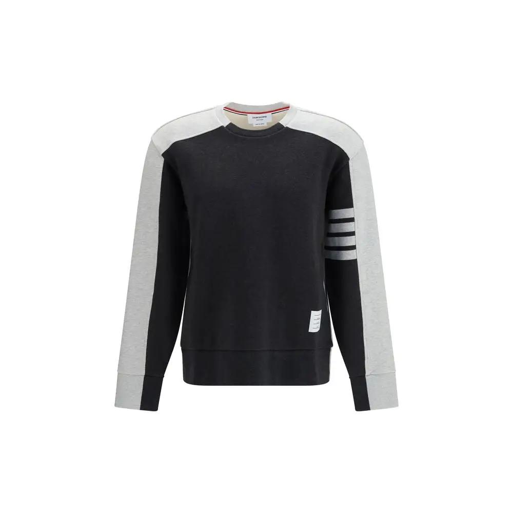 Thom Browne Thom Browne Gray Cotton Sweatshirt
