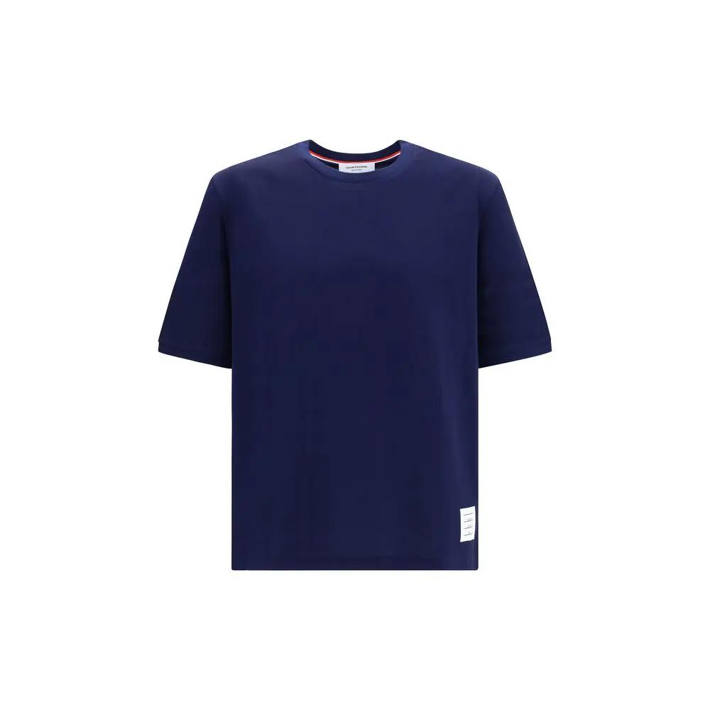 Thom Browne Thom Browne Blue Cotton T-Shirt