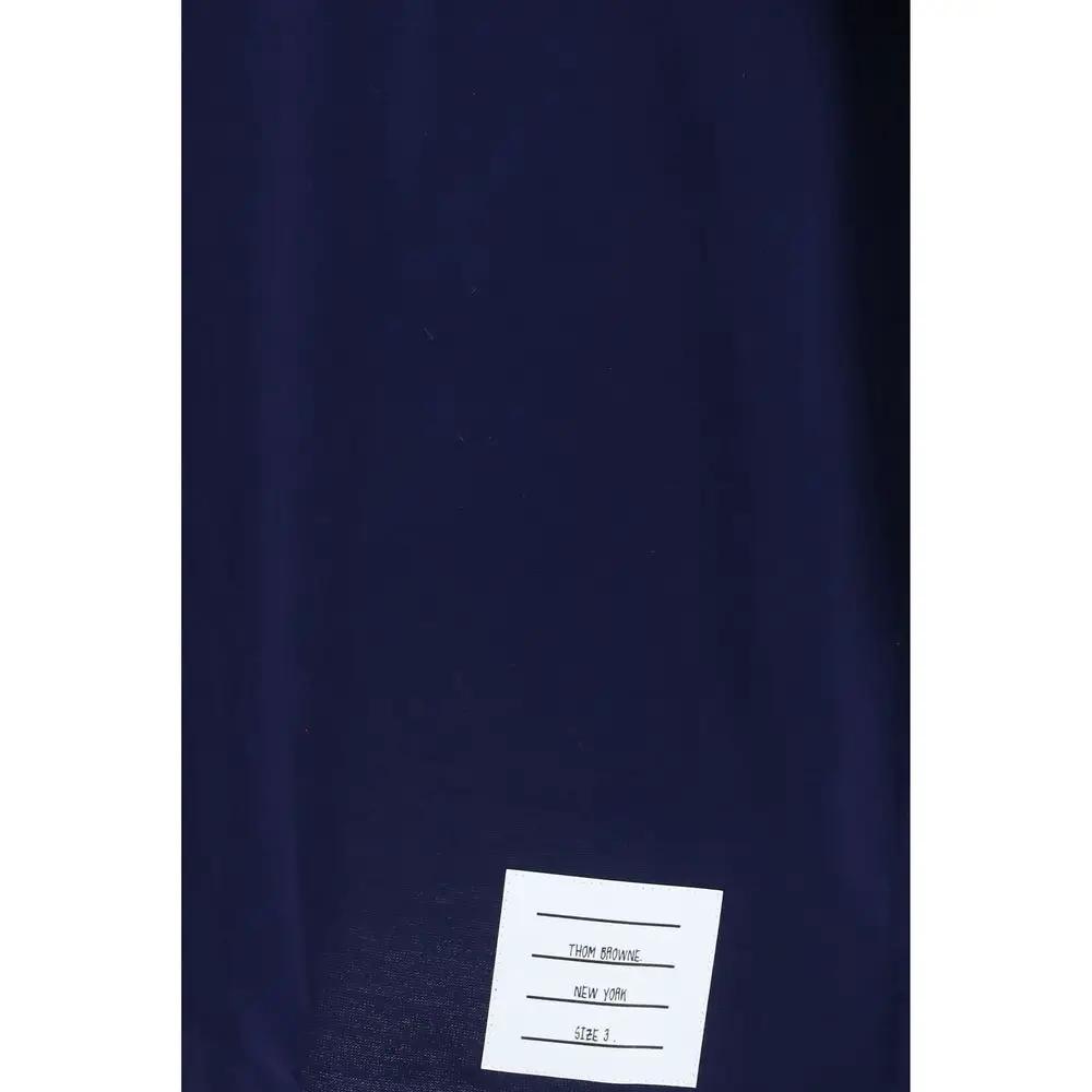 Thom Browne Thom Browne Blue Cotton T-Shirt