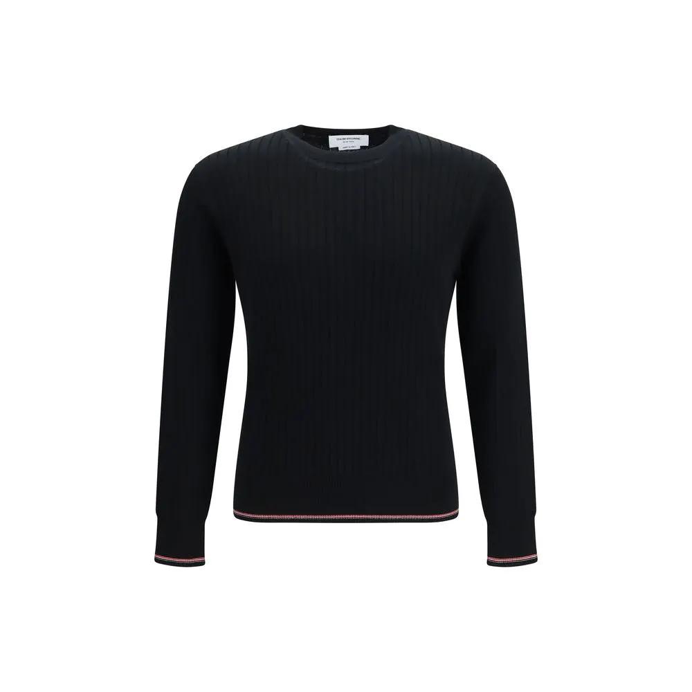 Thom Browne Black Wool Oves Aries Sweatshirt