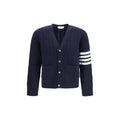 Thom Browne Blue Wool Oves Aries Cardigan