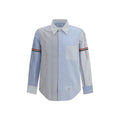 Thom Browne Thom Browne Blue Cotton Pattern Shirt