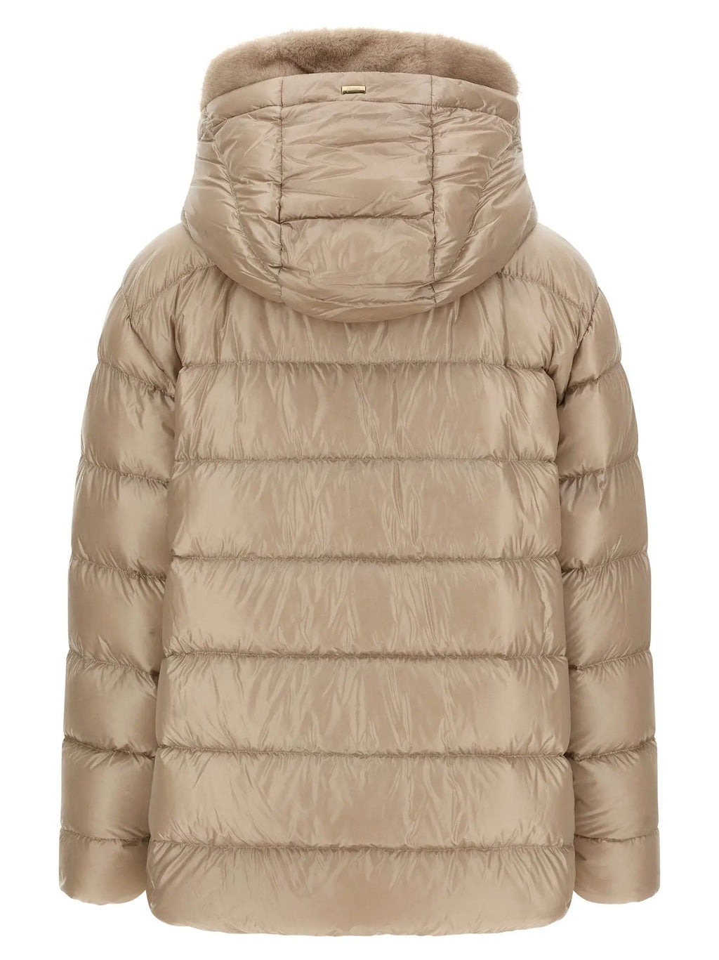 Herno Herno Beige Polyamide Full-Length Jacket