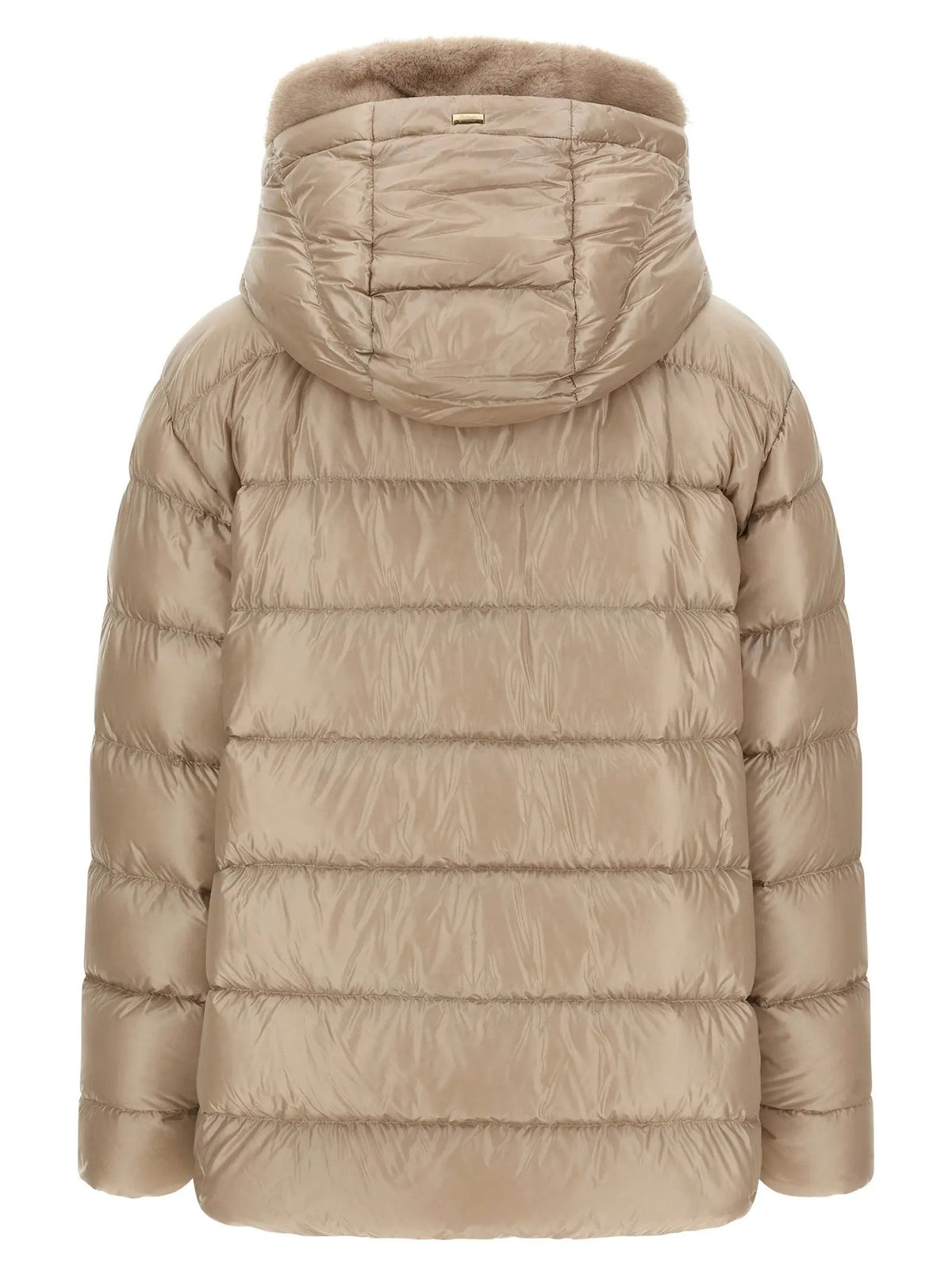 Herno Herno Beige Polyamide Full-Length Jacket