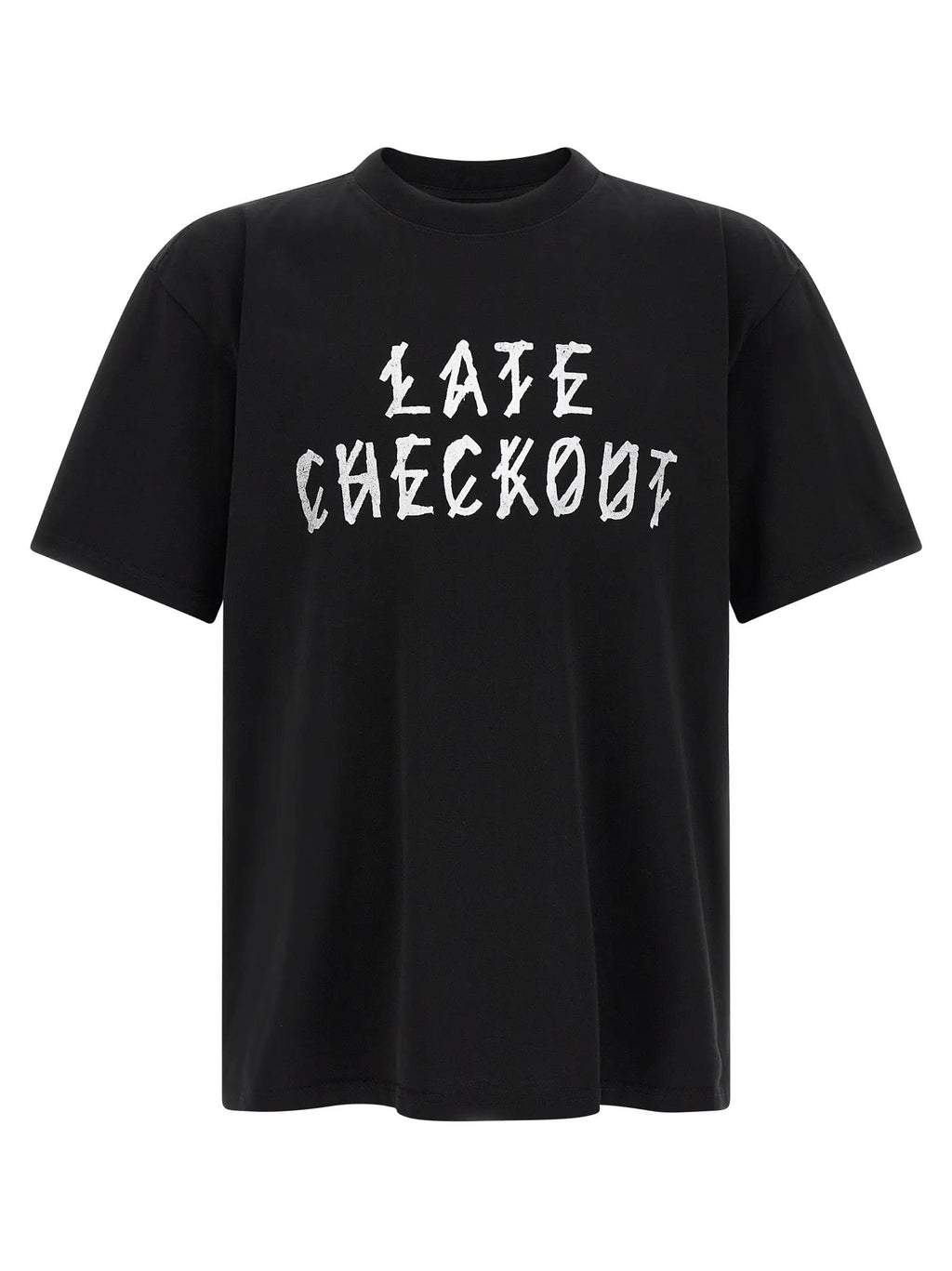 T-shirt en coton noir 44 Label Group