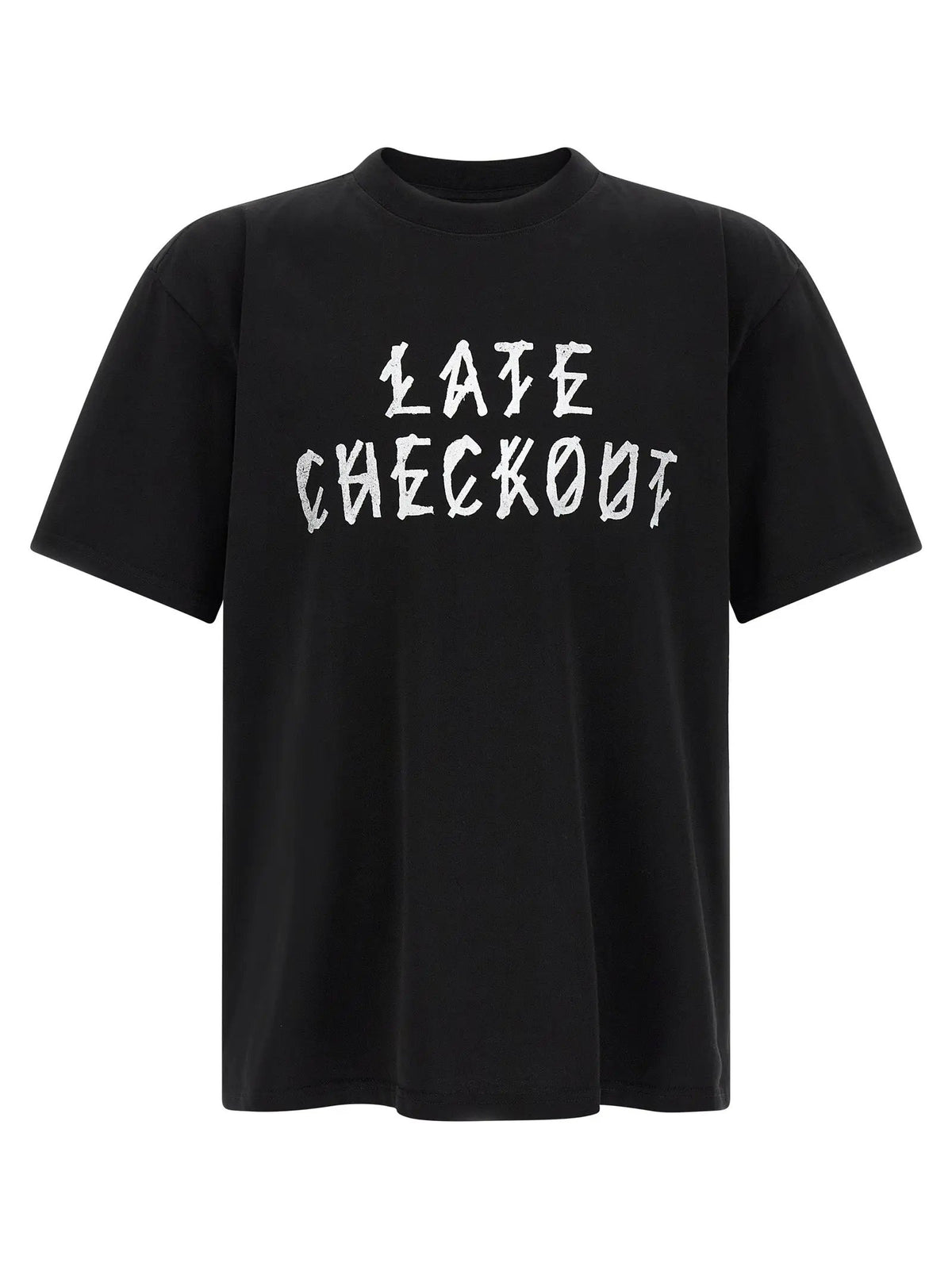 44 Label Group Black Cotton T-Shirt
