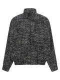 Darkpark White Virgin Wool Bomber