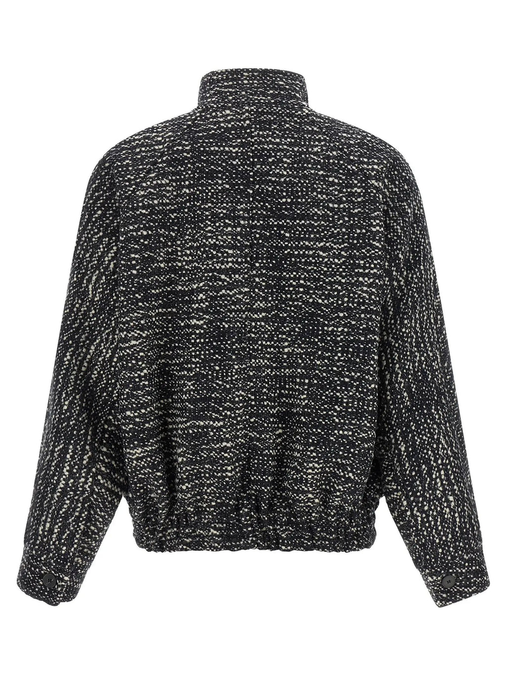 Darkpark White Virgin Wool Bomber