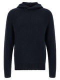 MA'RY'YA Blue Cashmere Cardigan
