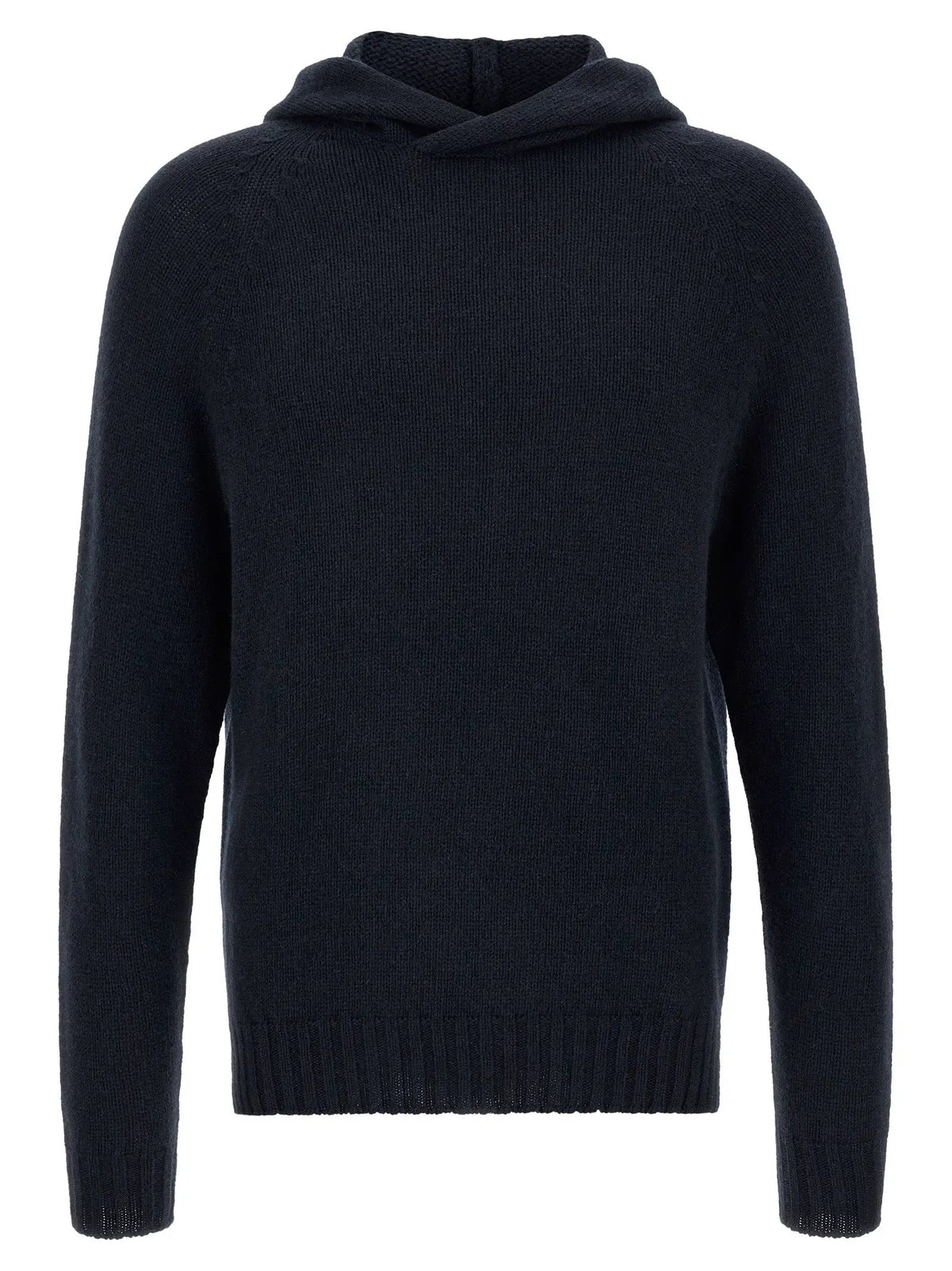 MA'RY'YA Blue Cashmere Cardigan
