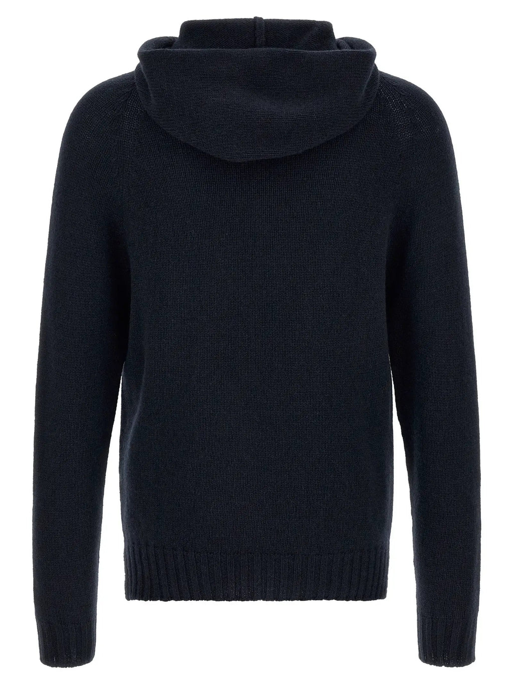 MA'RY'YA Blue Cashmere Cardigan