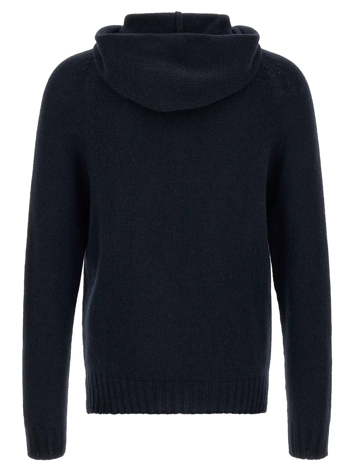 MA'RY'YA Blue Cashmere Cardigan