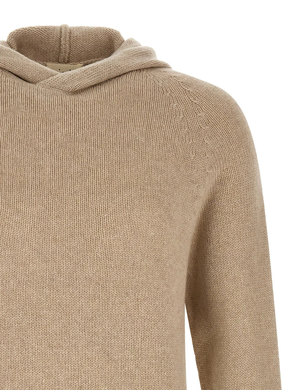 MA'RY'YA Beige Cashmere Cardigan